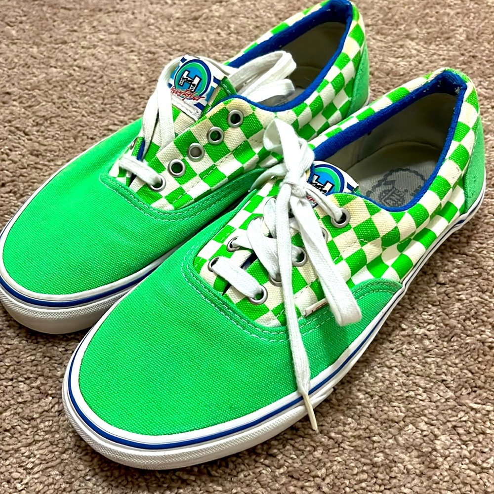 VANS Haro Freestyler Green Checkerboard Men's 9 vintage